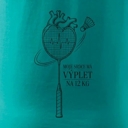 Badminton srdce s výpletem