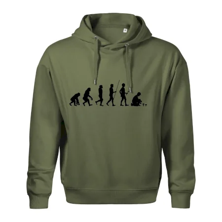 Evoluce houbař muž