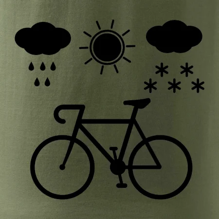 Cyklista za každého počasí