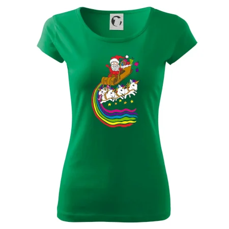 Santa a jednorožci (Pecka design)