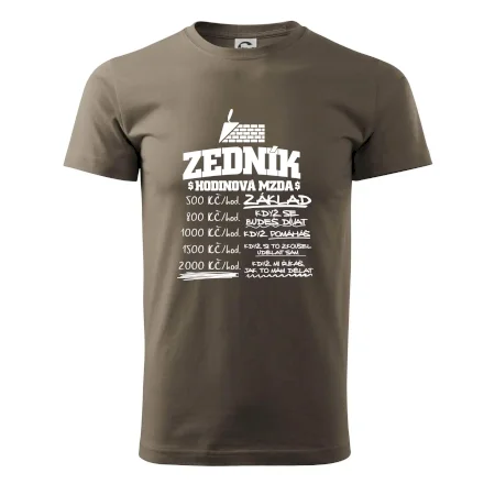 Hodinová mzda zedník