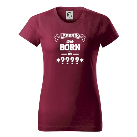 Legends are born in (tvůj měsíc narození)