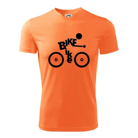 Bike nápis postava