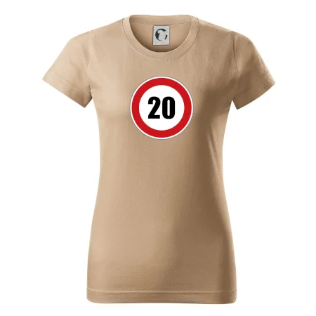 Dopravní značka - omezení rychlosti 20