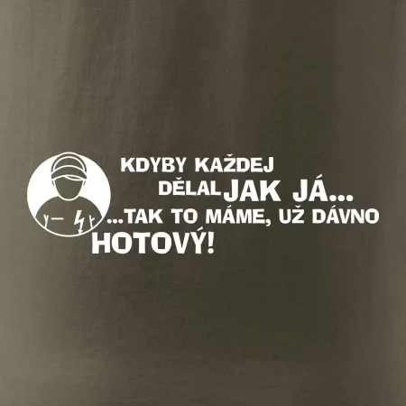 Elektrikář - kdyby každej dělal jak já, tak to máme už dávno hotový