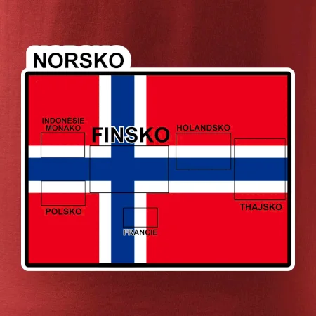 Norsko vlajka další státy
