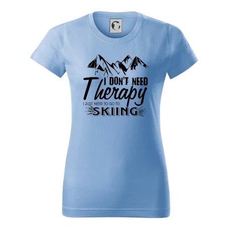 I dont need therapy - Skiing