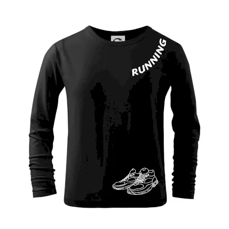 Running nápis šikmo