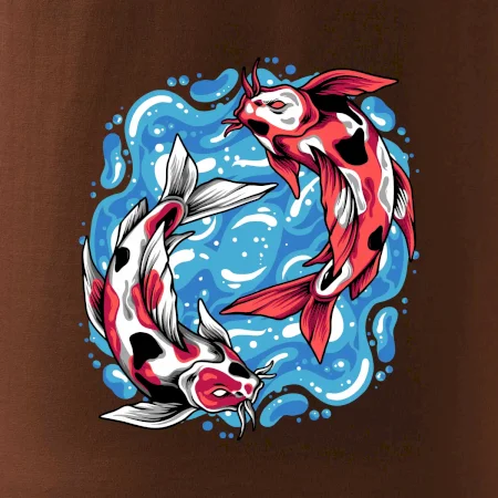 Yin & Yang Koi kapr - červený
