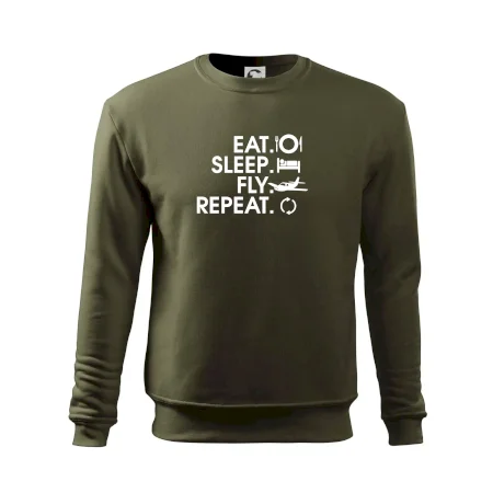 Eat sleep fly repeat