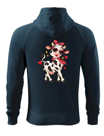 Retro kráva se srdíčky