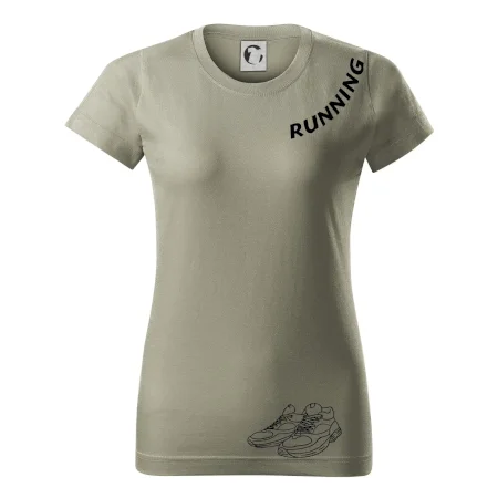 Running nápis šikmo