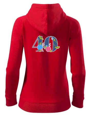 Květinové číslo kreslené - 40