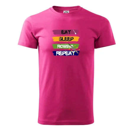 Eat sleep rowing repeat barevné