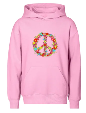 Peace symbol červené květiny