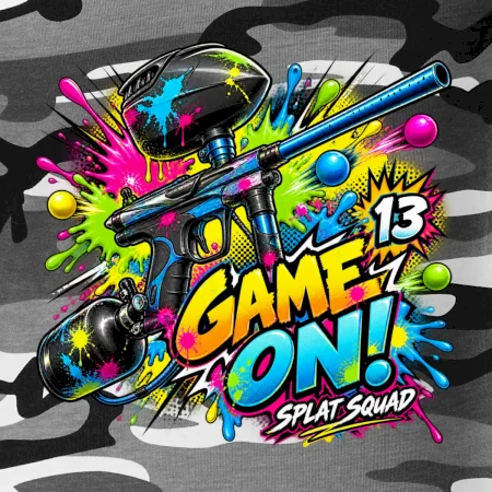 Barevná exploze game on paintball