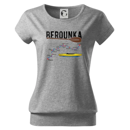 Mapa řeky Berounky