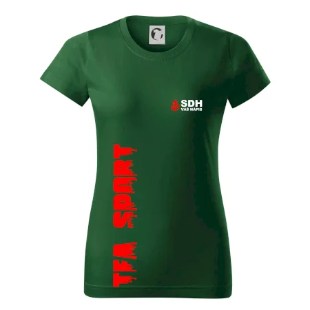 TFA Sport SDH (červený oheň) - Vlastní nápis