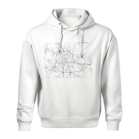 Černobílá mapa Brno