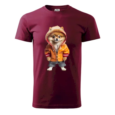 Pomeranian v bundě