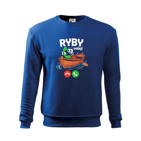Karikatura ryby volají