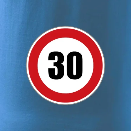 Dopravní značka - omezení rychlosti 30