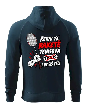 Badmintonová raketa není tenisová
