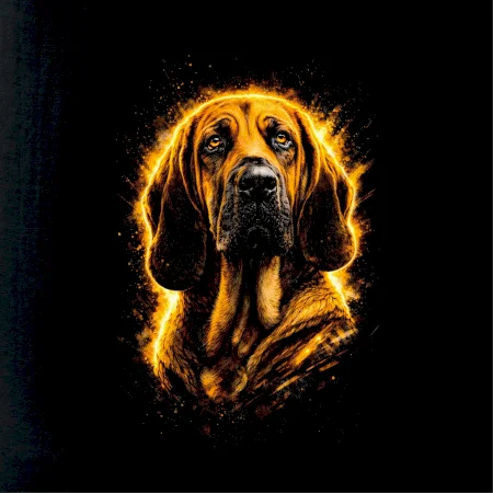 Obrázek polotón bloodhound