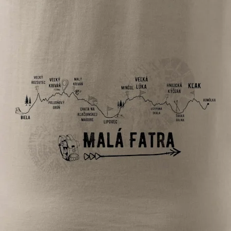 Profil kopca - Malá fatra