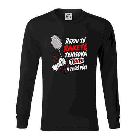 Badmintonová raketa není tenisová