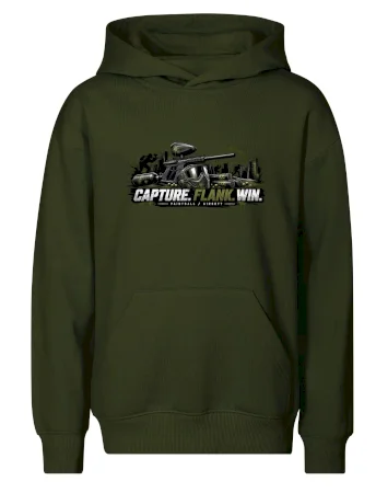 Taktika capture flank win paintball