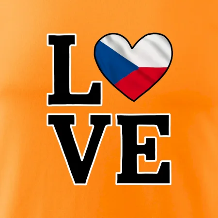 Love Česká vlajka