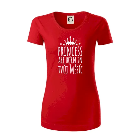 Princesses are born in (vlastní nápis měsíc narození)