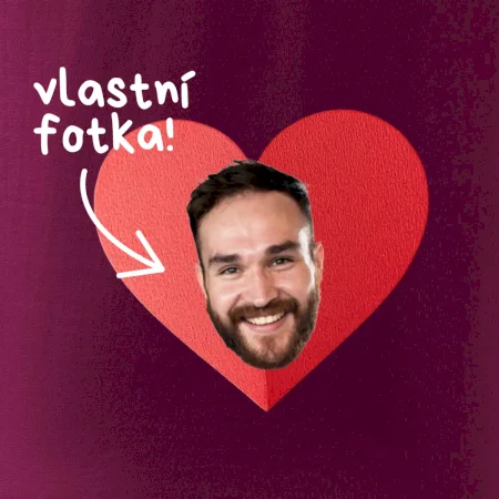 Vlastní fotka v srdci
