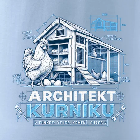 Architekt kurníku technický výkres