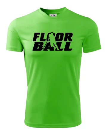 Floorball nápis rovný