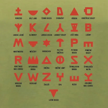 Muttichovy značky - Krkonoše