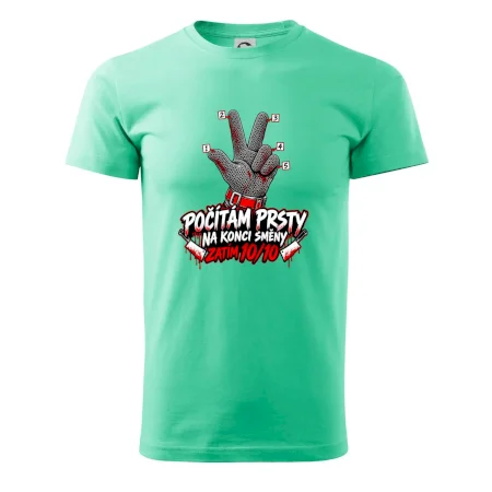 Řezník počítám prsty na konci směny