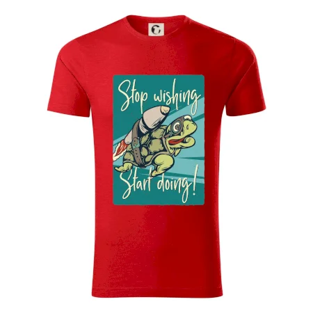 Stop wishing start doing želva
