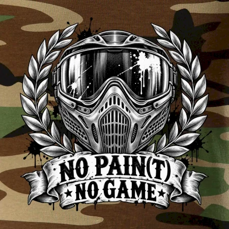 Motiv no paint no game s maskou