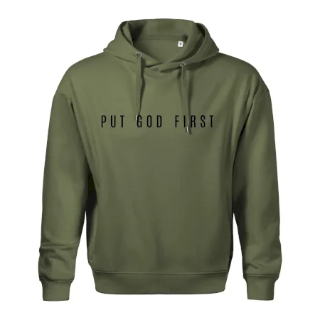 Put God first slabý nápis