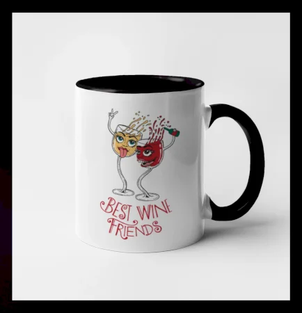 Best wine friends dancing (Pecka design)