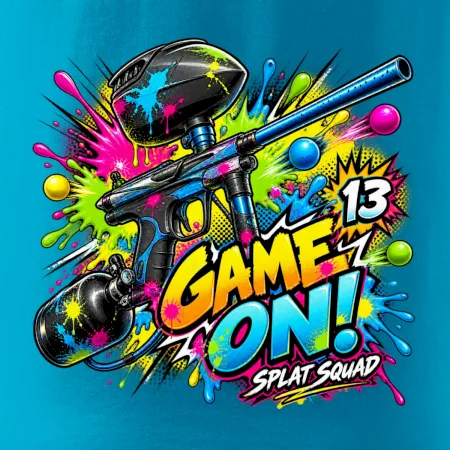 Barevná exploze game on paintball