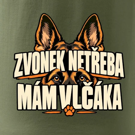 Zvonek netřeba mám vlčáka