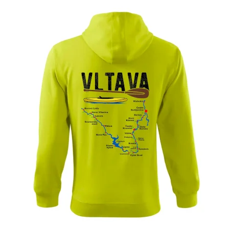Mapa řeky Vltavy