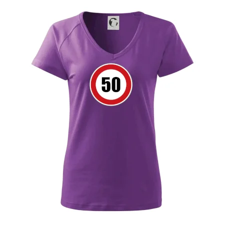 Dopravní značka - omezení rychlosti 50