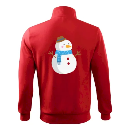 Sněhulák se šálou