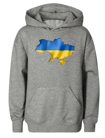 Ukrajina vlajka mapa