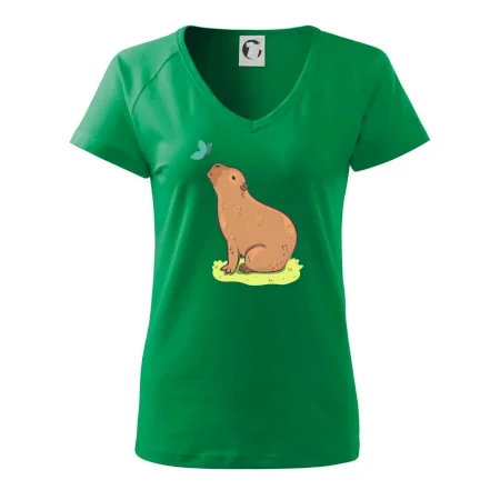 Kapybara a motýlek