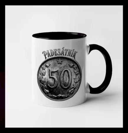 Padesátník 1963 - 1978 s nápisem